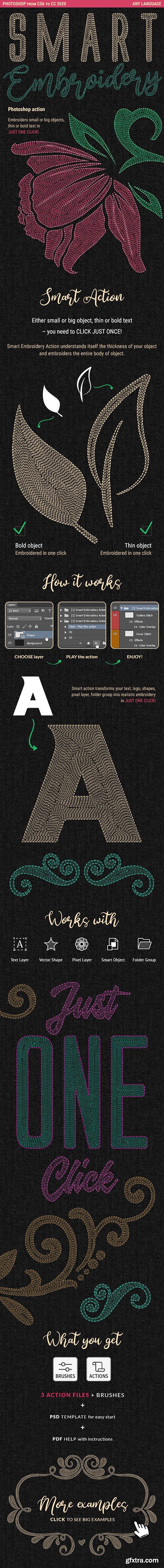 Graphicriver - Smart Embroidery - Photoshop Action 25827222 Graphicriver - Smart Embroidery - Photoshop Action 25827222