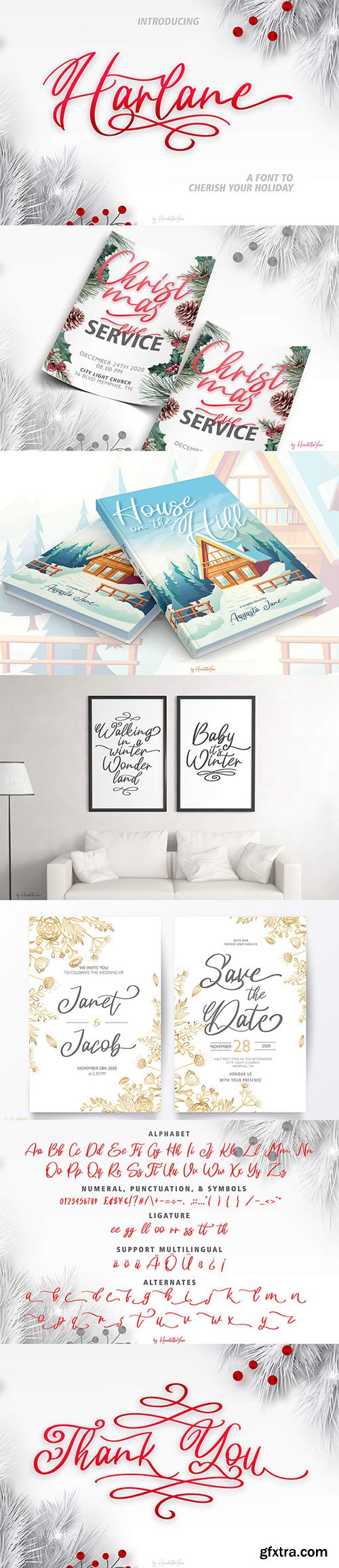 Harlane Script Font Harlane Script Font