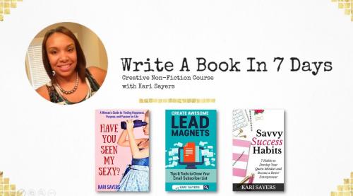 SkillShare - Creative Non-Fiction: How to Outline and Write A Book In 7 Days