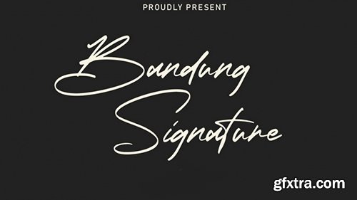 Bandung Signature Font Bandung Signature Font