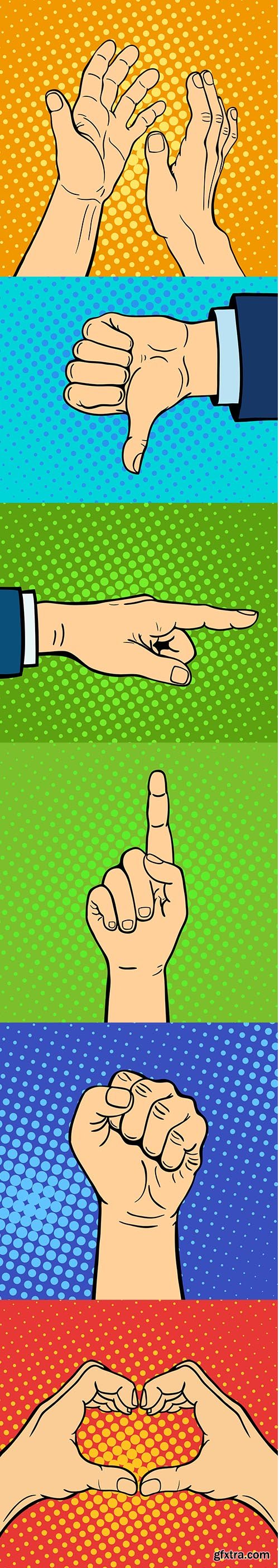 Hand Showing Thumbs Gesture Human Communication