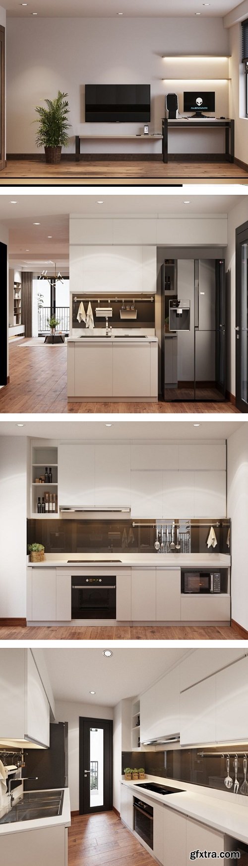 Kitchen- Livingroom By VuLong