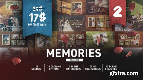 Videohive Wedding Memories Slideshow 25802982