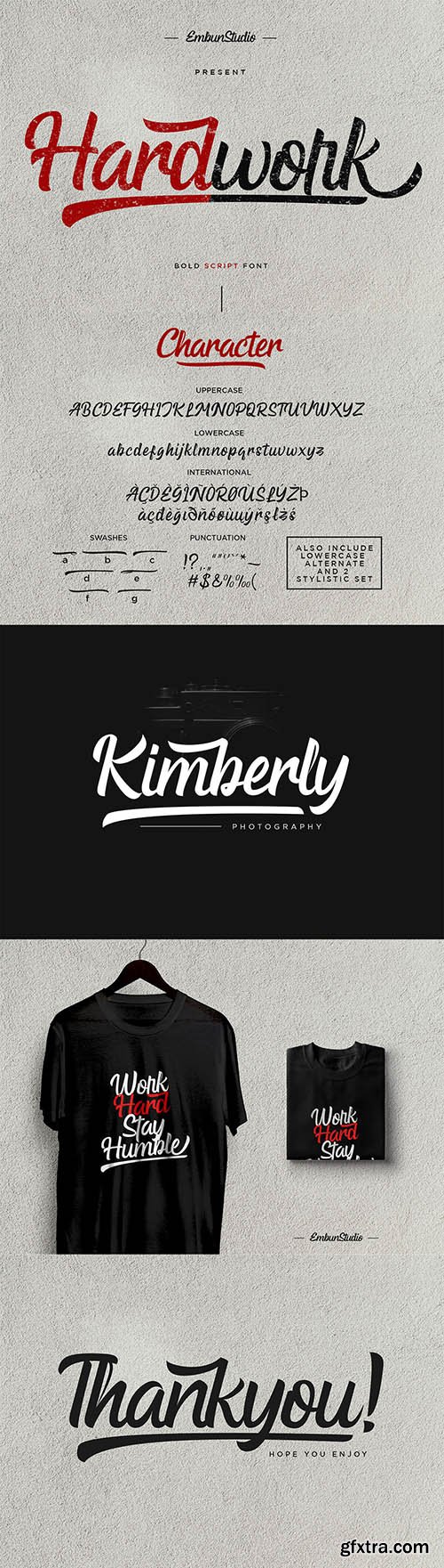 Hardwork Bold Script Font Hardwork Bold Script Font