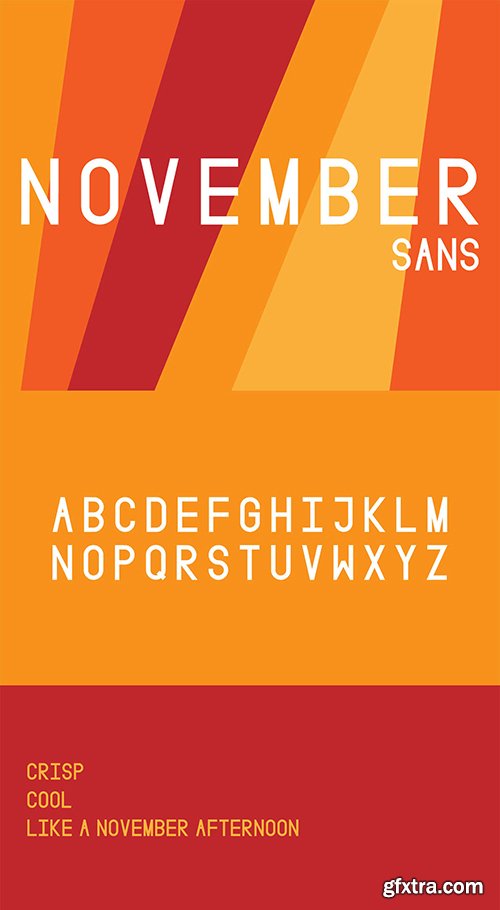 November Sans Display Font November Sans Display Font
