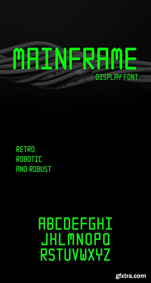 Mainframe Display Font Mainframe Display Font