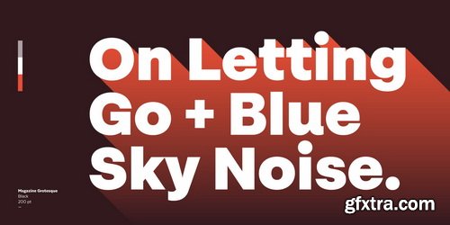 Magazine Grotesque Font Family