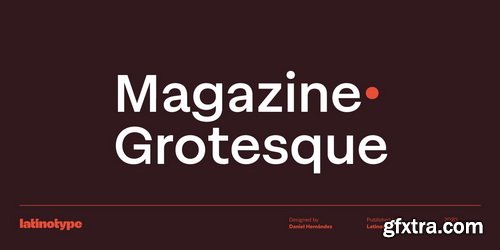 Magazine Grotesque Font Family
