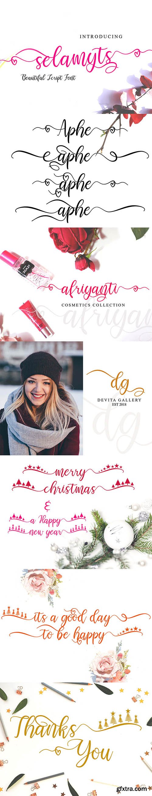 Selamyts Script Font Selamyts Script Font