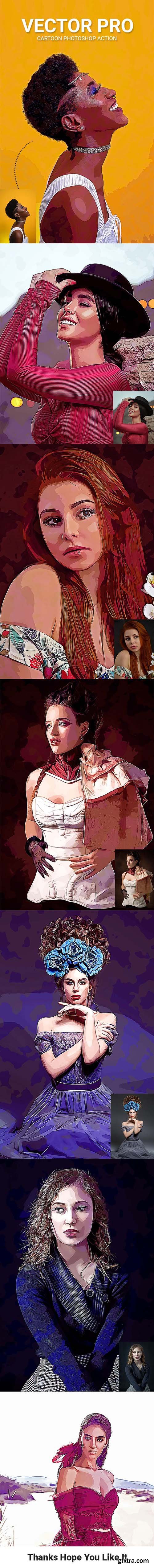 Graphicriver - Vector Pro Cartoon Photoshop Action 25805026