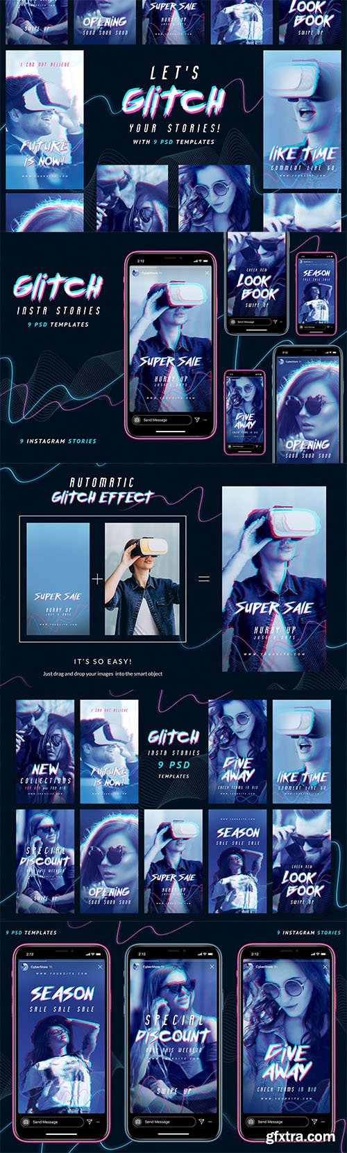 Glitch Instagram Stories