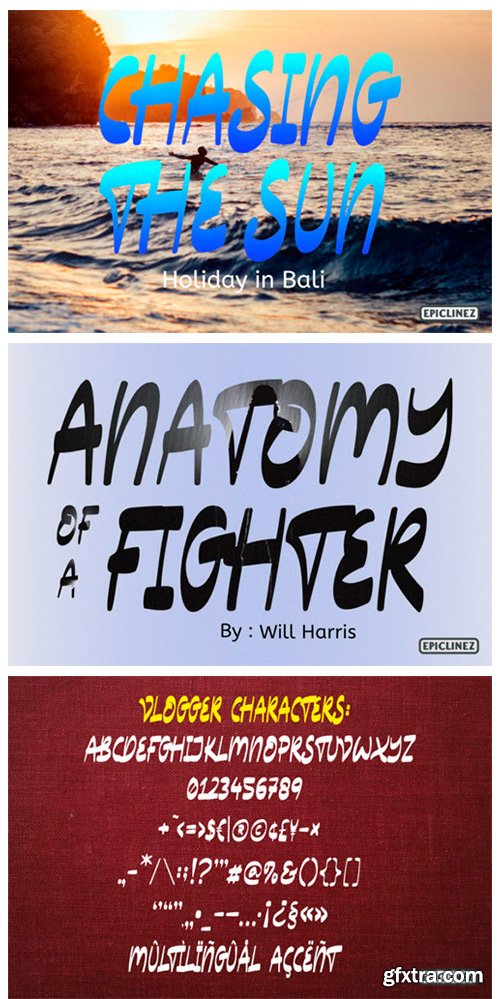 Vlogger Font Vlogger Font