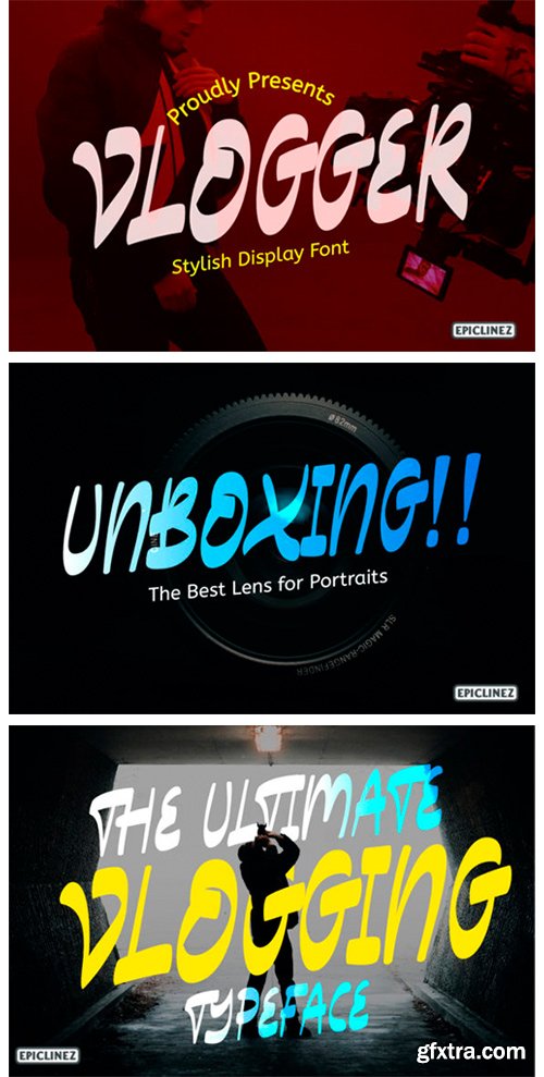 Vlogger Font Vlogger Font