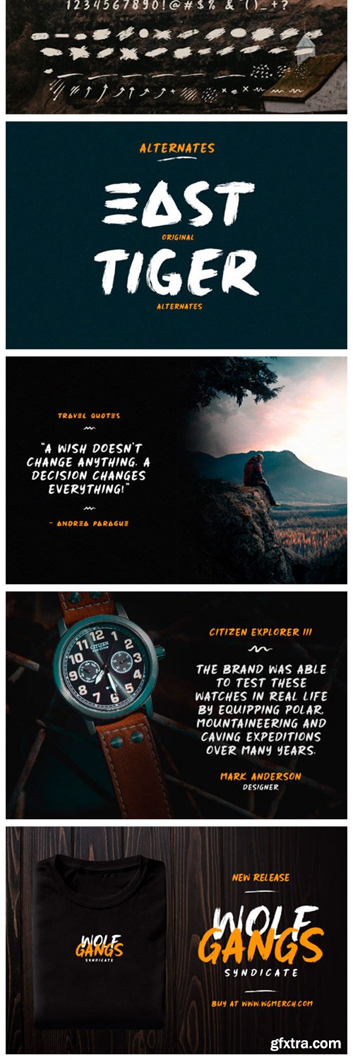 East Tiger Font East Tiger Font