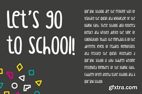 Happy Feet - Children Font Happy Feet - Children Font