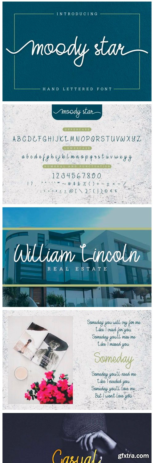 Moody Star Font Moody Star Font