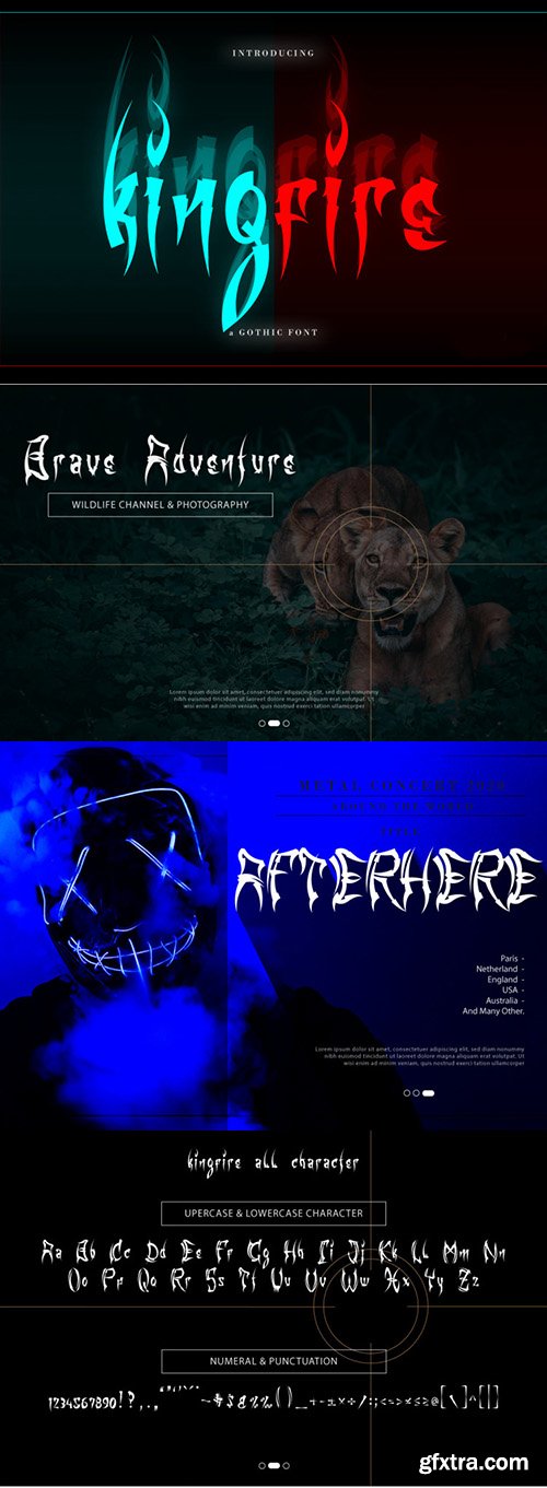 Kingfire Display Font Kingfire Display Font