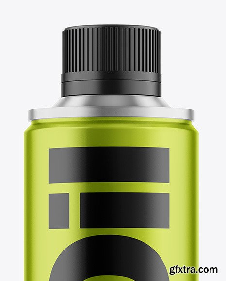 Metallic Oil Tin Can Mockup 56442