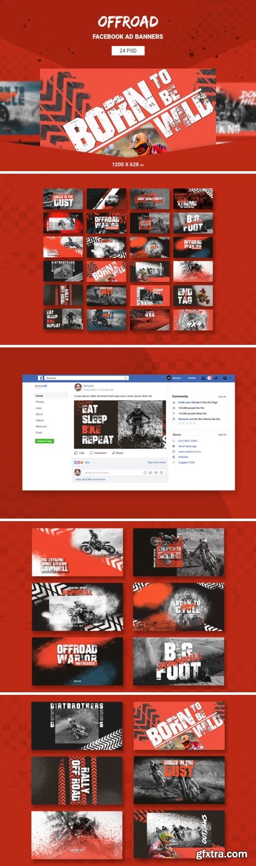 Offroad Facebook Ad Banners 3382593