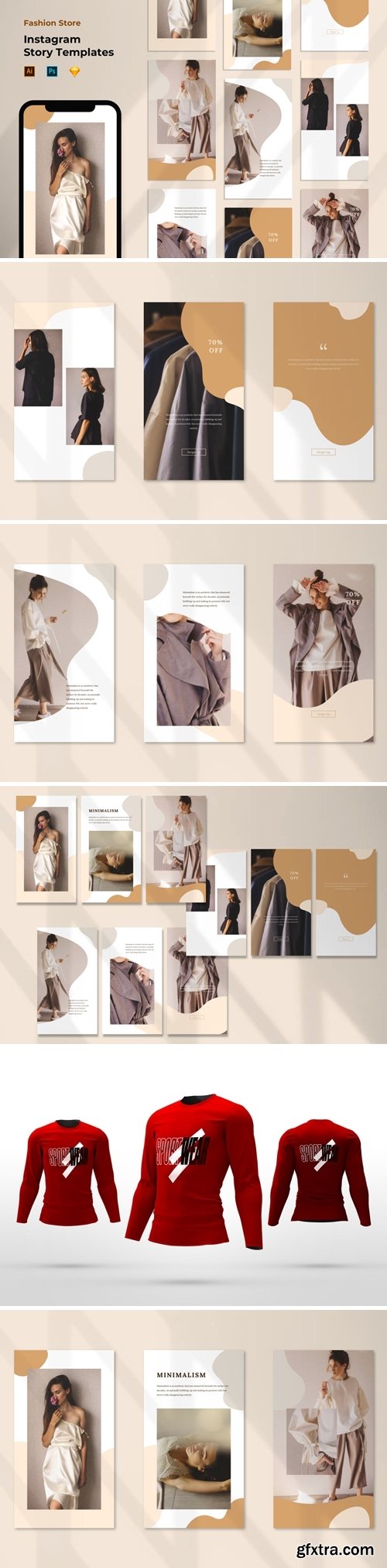 Instagram Story Template - Fashion Liquid Pastel