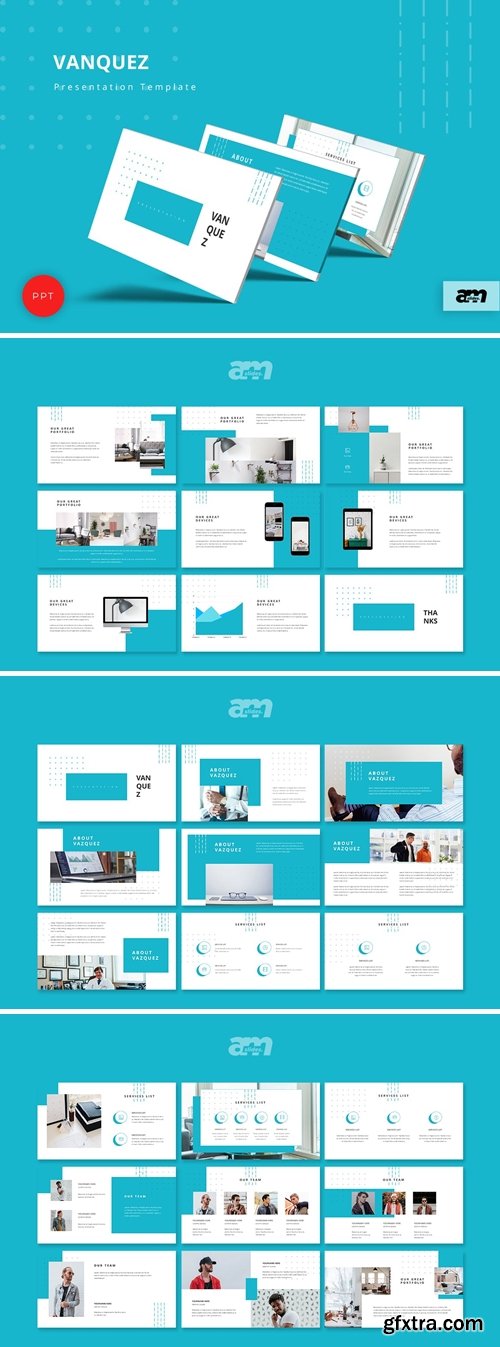 Vazquez Powerpoint, Keynote and Google Slides Templates