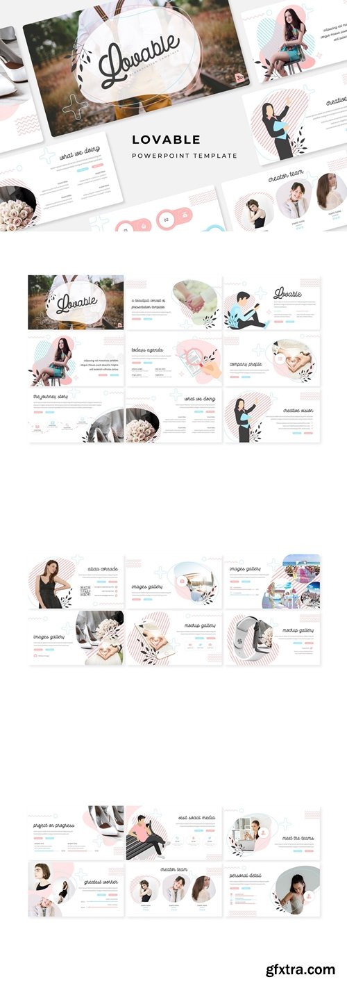 Lovable Powerpoint, Keynote and Google Slides Templates