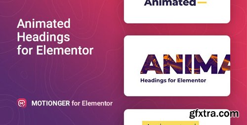 CodeCanyon - Motionger v1.0.0 - Animated Heading for Elementor - 25913993 CodeCanyon - Motionger v1.0.0 - Animated Heading for Elementor - 25913993