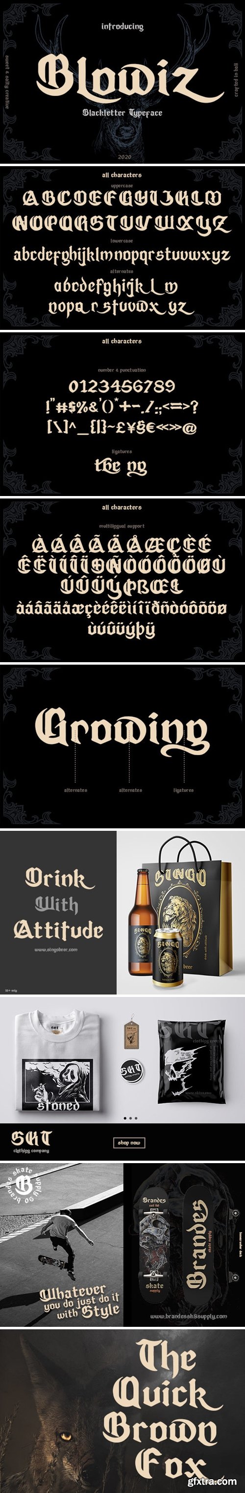 Blowiz Font