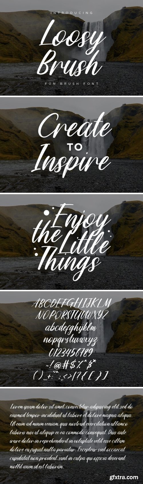 Loosy Brush Font