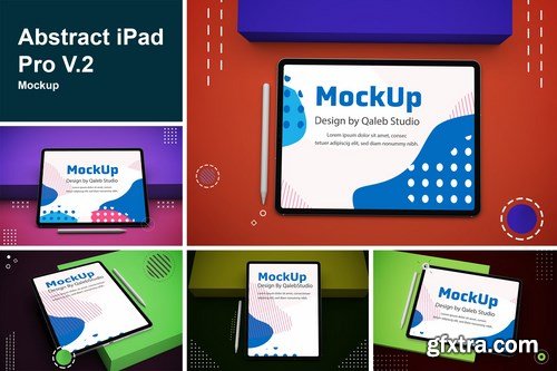 Abstract iPad Pro V.2 Mockup