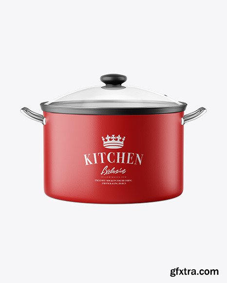 Matte Cooking Pot Mockup