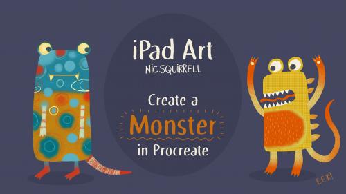 SkillShare - iPad Art: Create a Monster - An Introduction to Procreate - 1217750153
