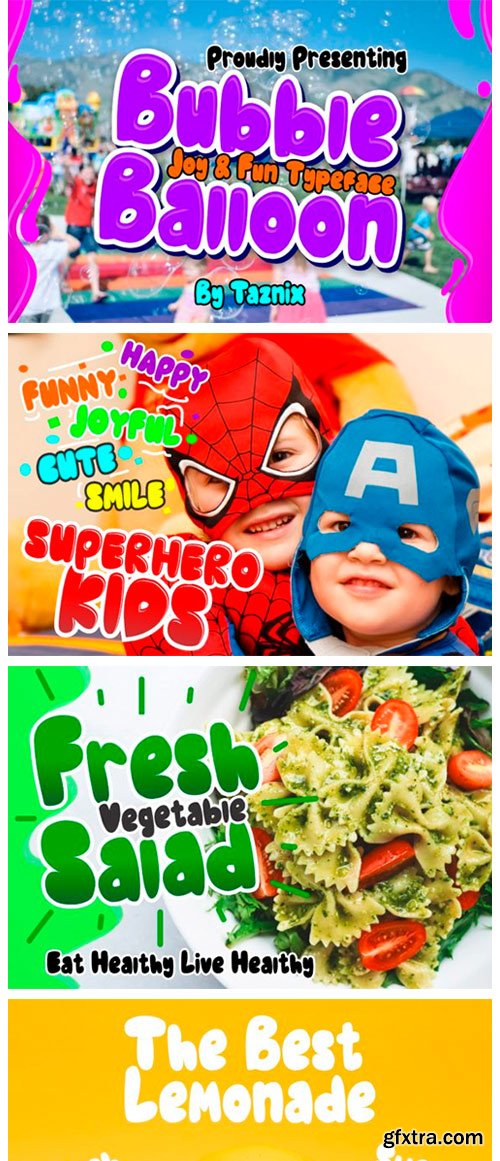 Bubble Balloon Font Bubble Balloon Font