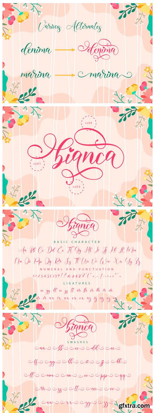 Bianca Script Font Bianca Script Font