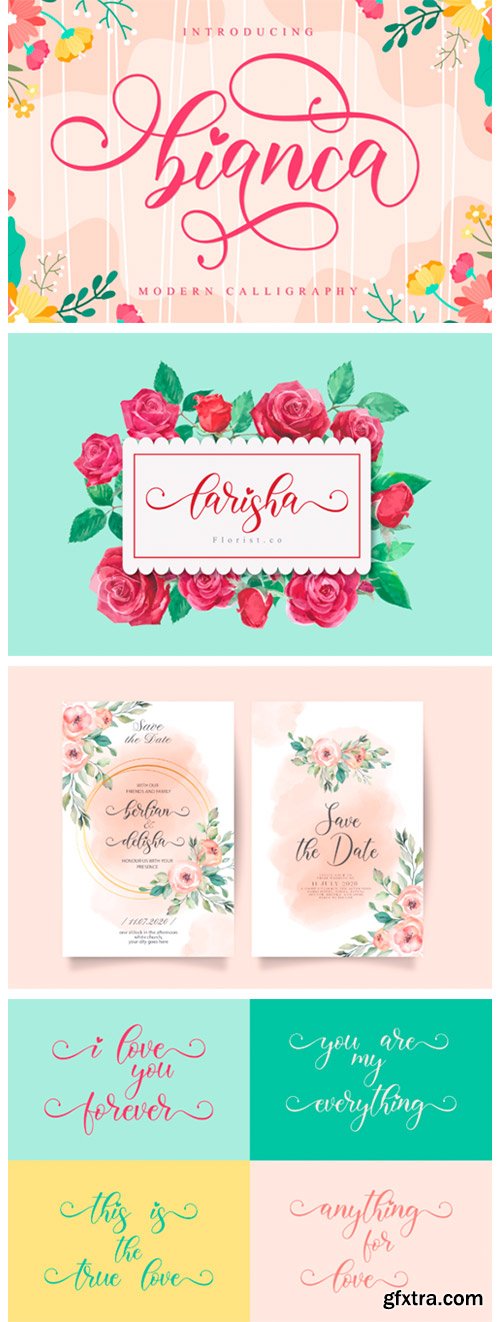 Bianca Script Font Bianca Script Font