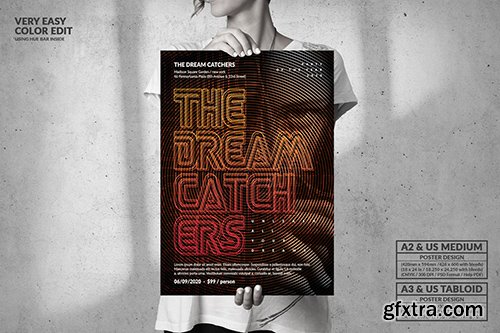 Dream Catchers Party - Big Music Poster Design