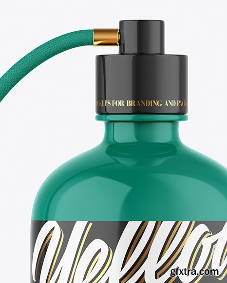 Glossy Perfume Bottle Mockup 56547