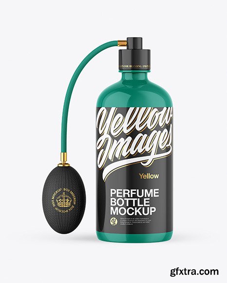 Glossy Perfume Bottle Mockup 56547