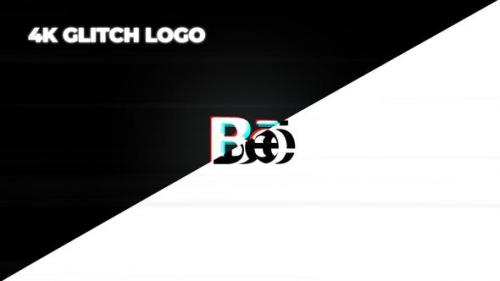 Videohive - Minimal Glitch Logo