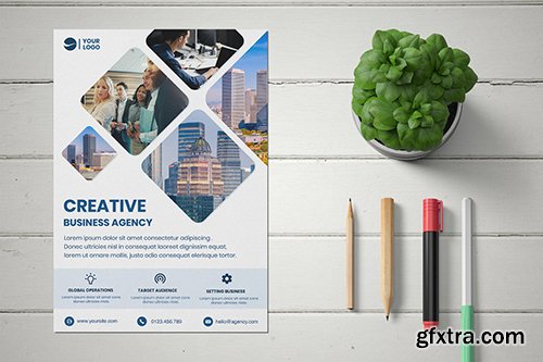 Creative Corporate Business Flyer template