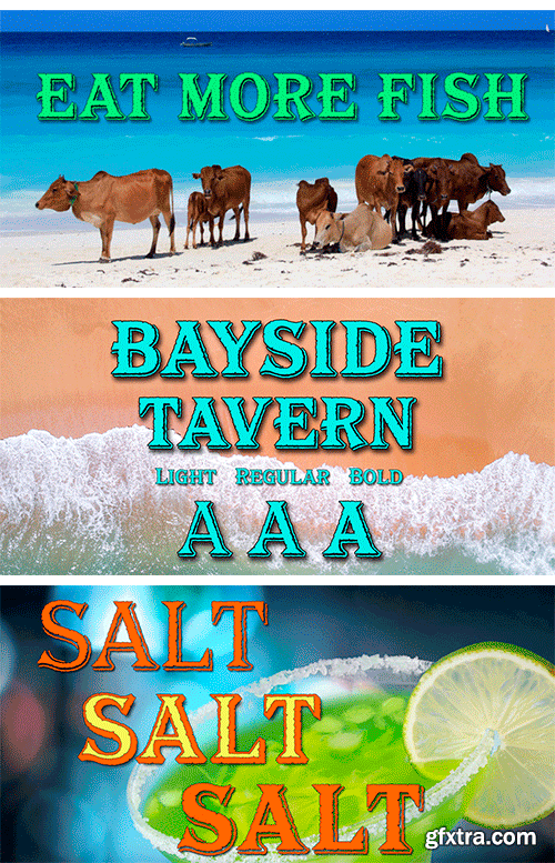 Bayside Tavern Font Family Bayside Tavern Font Family