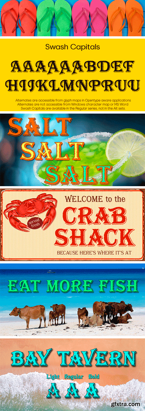 Bay Tavern Font Family Bay Tavern Font Family