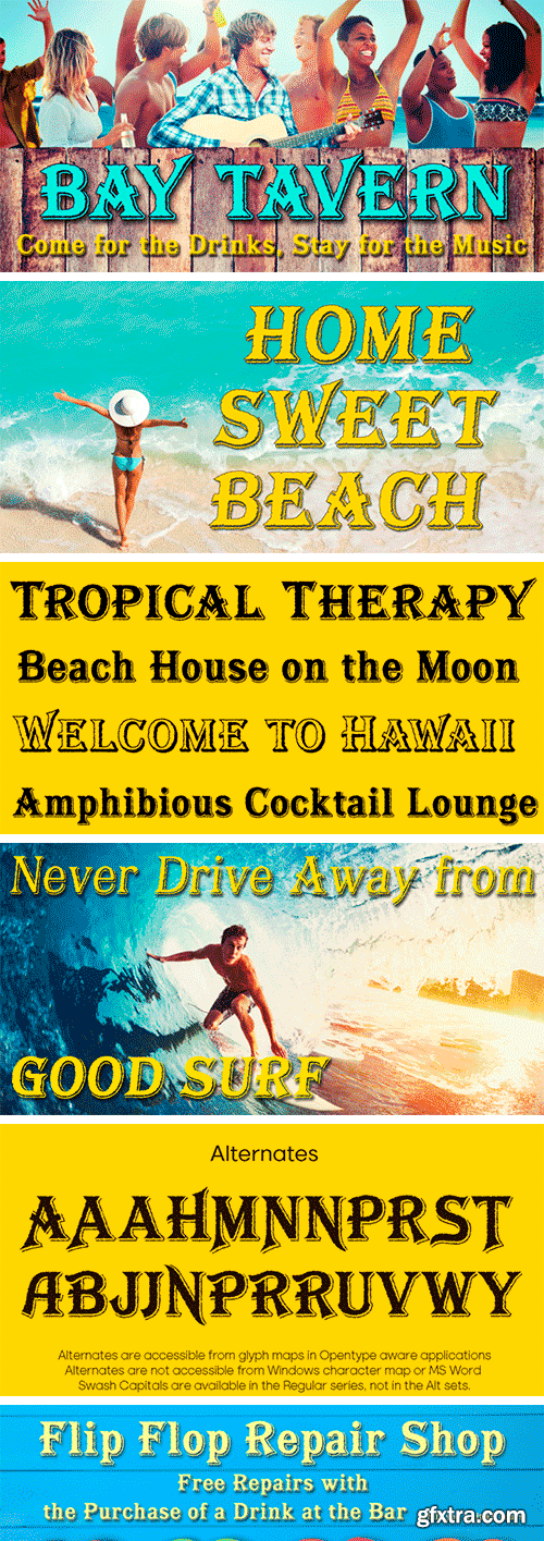 Bay Tavern Font Family Bay Tavern Font Family