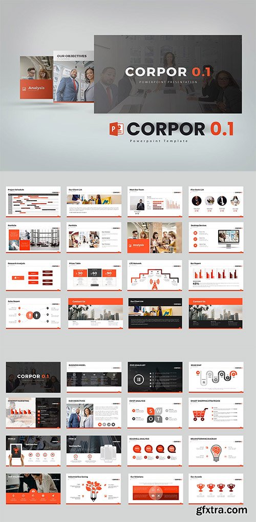 CORPOR 0.1 PowerPoint, Keynote and Google Slides Presentation