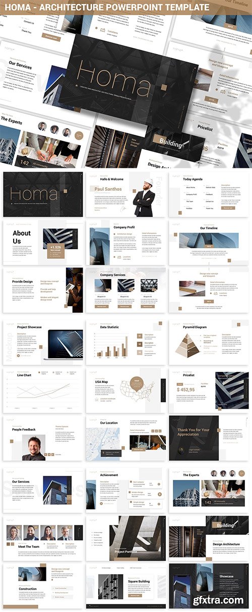 Homa - Architecture Powerpoint Template Homa - Architecture Powerpoint Template