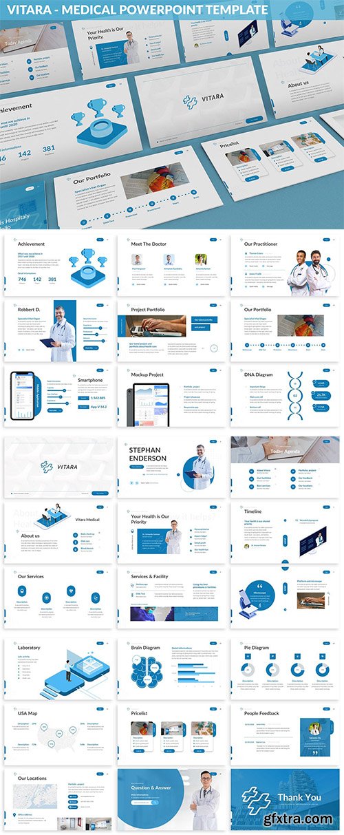 Vitara - Medical Powerpoint Template