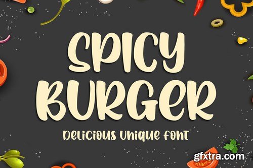 Spicy Burger - Delicious Unique Font