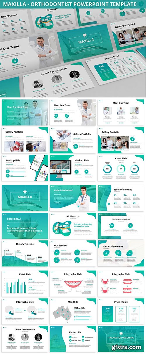Maxilla - Orthodontist Powerpoint Template