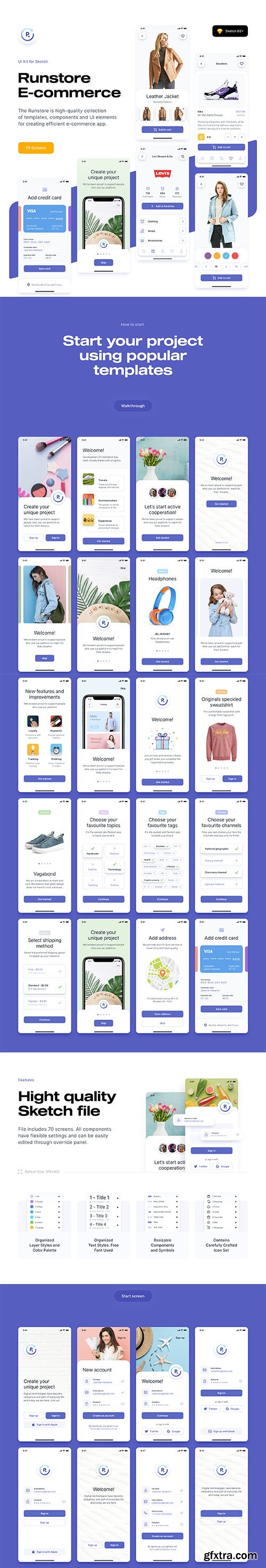 Runstore E-commerce UI Kit Runstore E-commerce UI Kit
