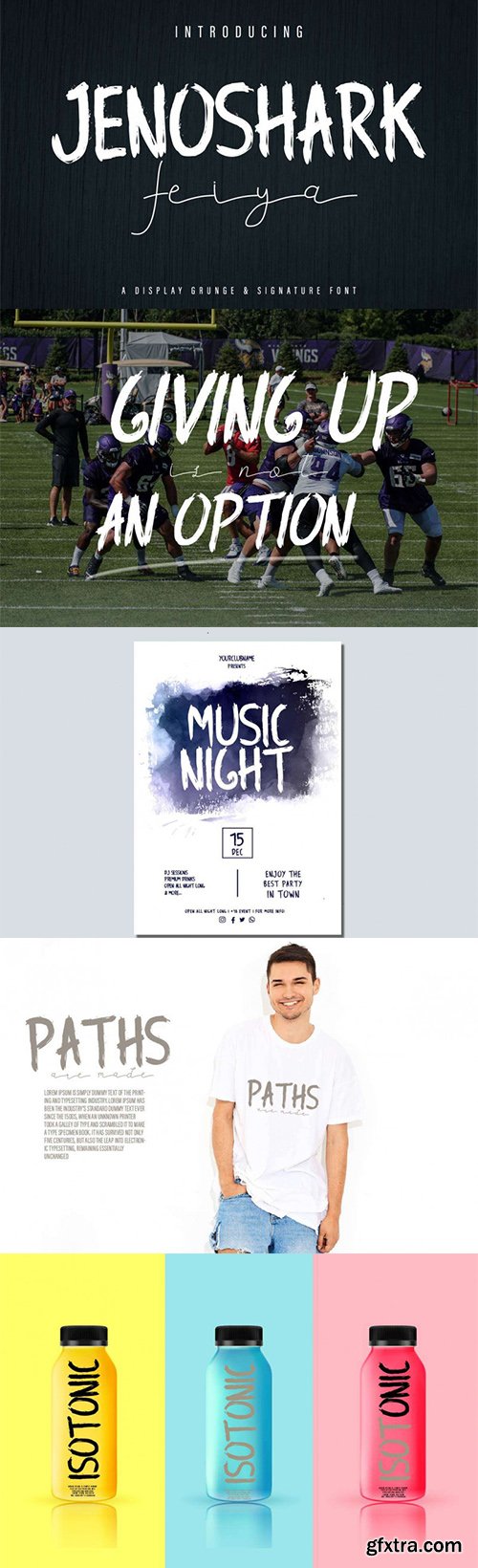 Jenoshark Feiya Font Duo Jenoshark Feiya Font Duo